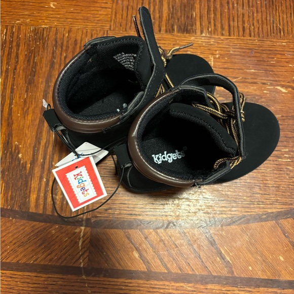 Kidgets Toddler Boys Hiker Work Boot Black - Picture 5 of 5